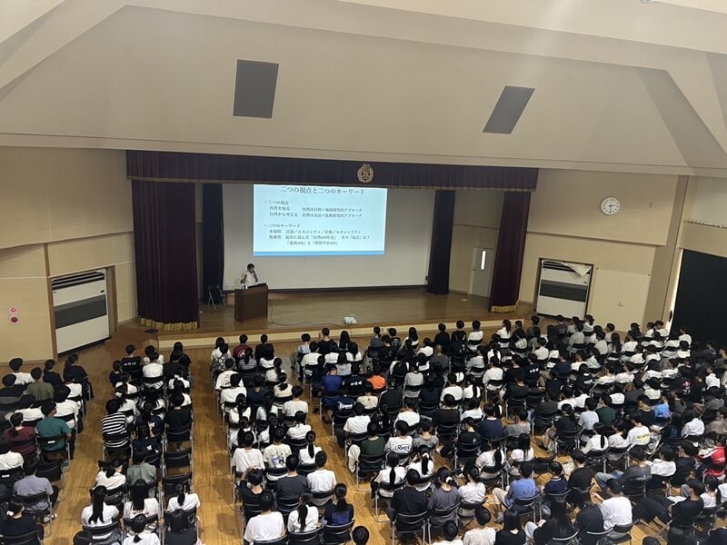 府立四条畷高校（大阪府）台湾修学旅行事前学習講師派遣
